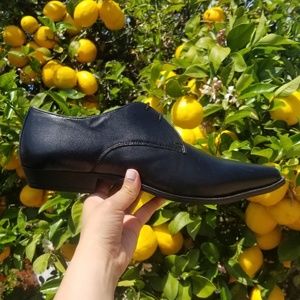 SOLD ASOS Black Pointed Toe Loafers